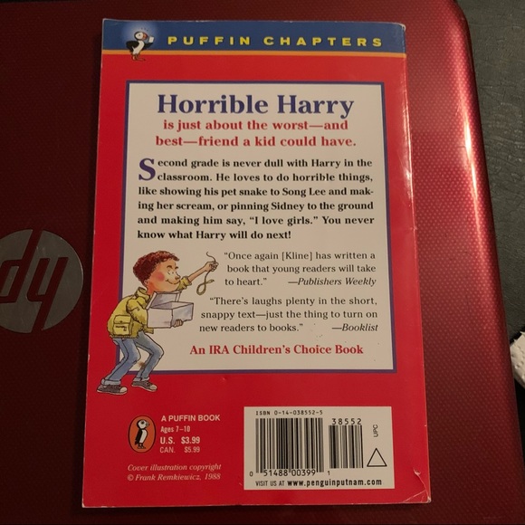 2/$10 Horrible Harry and the Ant Invasion & in Room 2B books 3rd Grade Level - Picture 6 of 7